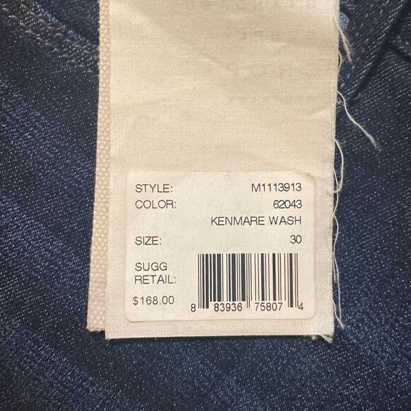 New Marc Jacobs Women's Kenmare Wash Mid Rise Lola Crop Denim Jeans Size 30 - Picture 7 of 10